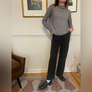 MADEWELL Turtleneck Striped Sweater